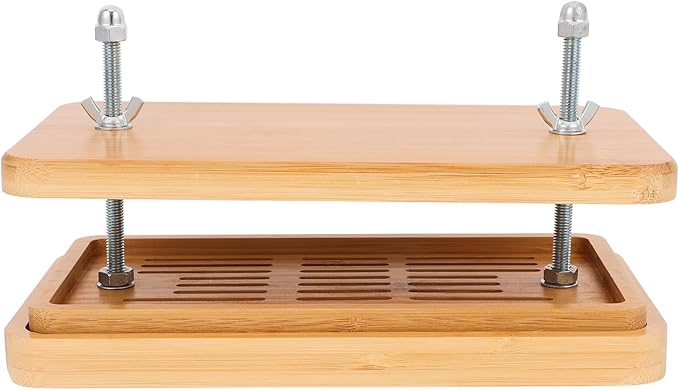 Tofu Press and Drainer 26x15cm with 3-layer Drip Tray Adjustable Pressure Homemade Bean Curd Maker Kitchen Tool for DIY Tofu Making