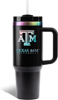 The Memory Company | Licensed NCAA 40oz Iridescent Tumbler with Handle