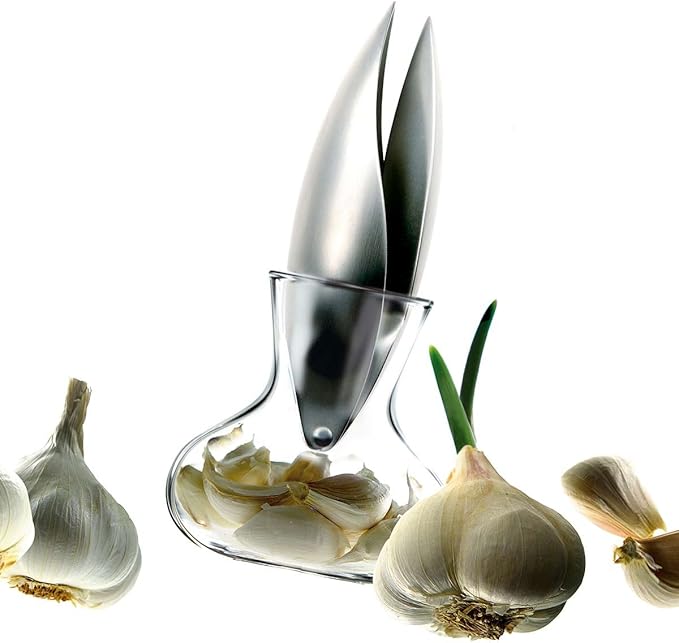 Eva Solo Garlic Press with Glass Container