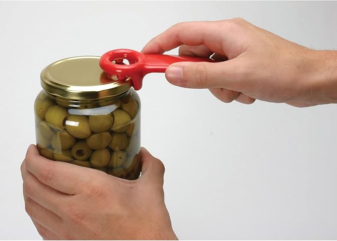 Brix 70712 JarKey Jar Opener - Pack of 6 - Red