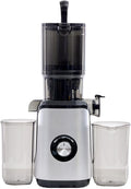 Cold Press Juicer, 92% High Nutrient Retention Slow Masticating Juicer with Wide 4.25" Chute & Reverse Function, Low Heat Oxidation, Easy Clean Quiet Motor, Silver