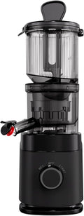 Juicer Machines, Cold Press Juicer with Wide Chute, 150 Watts Slow Masticating Juicers, High Juice Yield for Leafy Greens, Fruits & Vegetables, Easy to Clean