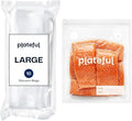 Vacuum Sealer Food Bags (10 x Large) - BPA-Free Pre-Cut Vacuum Sealer Bags for Food Seal, Easy Use, Compact Handheld Reusable Seal For Storage, Air Valve Zipper
