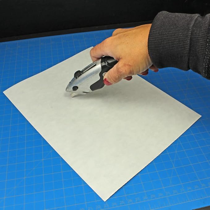 LITKO Flexible Steel Vinyl Magnetically-Receptive Sheet | 0.025in Thick | Letter Size 8.5x11 inch | Adhesive Backed Peel and Stick (1)