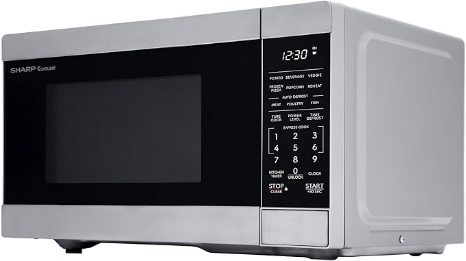 Sharp SMC0962KS 0.9 cu. ft. 900W Stainless Steel Countertop Microwave Oven