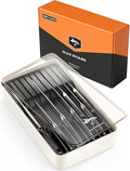 MAD SHARK 2-in-1 Detachable Knife Block & Silverware Organizer, Drawer Knife Holder for 10 Knives, BPA-Free, Blade-Safe Slots, Save Counter Space, Kitchen Drawer or Counter Storage, No Knives