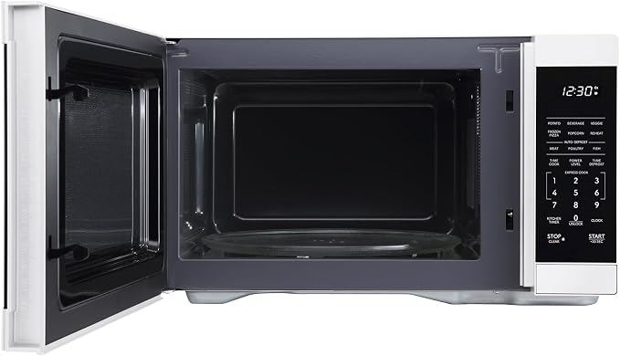 Sharp SMC1161KW 1.1 cu. ft. 1000W White Countertop Microwave Oven