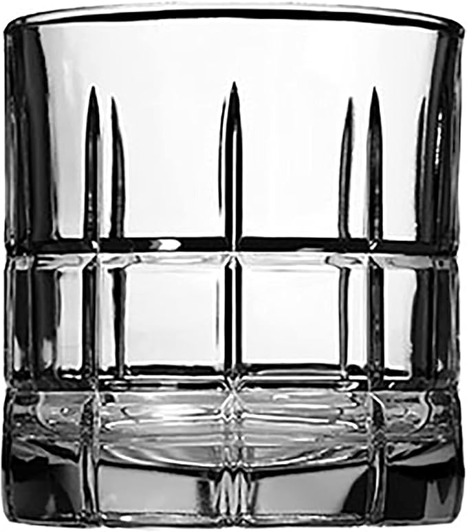 Anchor Hocking Manchester Rocks Old Fashioned Whiskey Glasses, 10.5 oz (Set of 12) -
