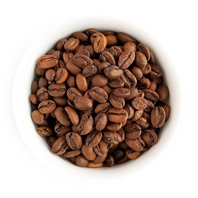 Fresh Roasted Coffee, Organic Ethiopian Natural Whole Bean Coffee, Light Roast, USDA Organic, 100% Single Origin, Kosher, 2 lb (32 oz)