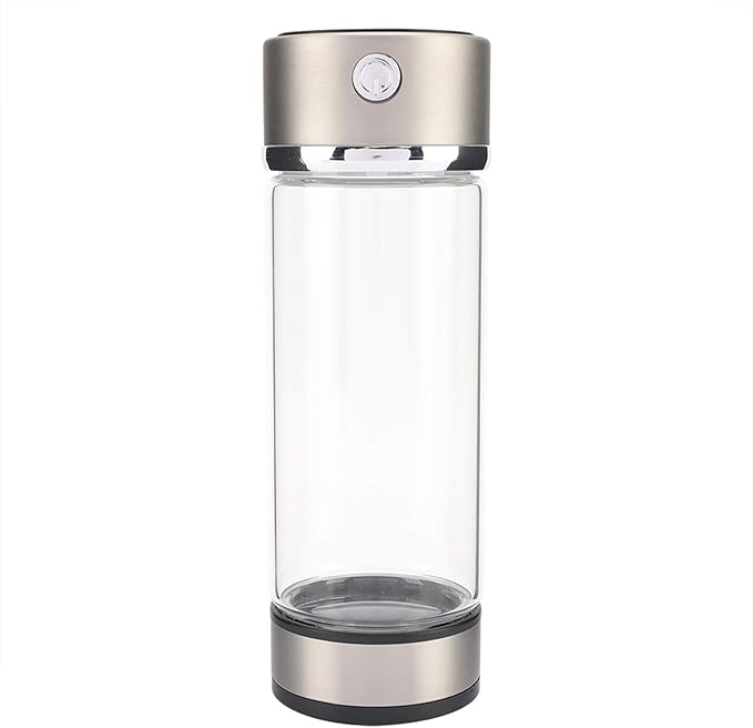 420ml Hydrogen Water Bottle Portable Hydrogen Water Generator USB Charging Rich Hydrogen Water Purifier Filter Glass Bottle