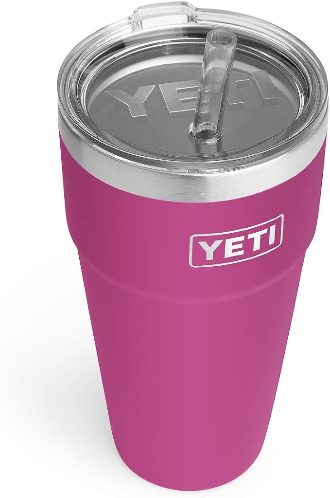 YETI Rambler 26 oz Straw Cup, Vacuum Insulated, Stainless Steel with Straw Lid | Vacuum Insulated