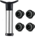 Wine Stopper 4 SET Bar Household Stainless Steel Red Wine Stopper Vacuum Pump