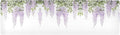 Trivet Table Runner 40 Inches Long Purple Lavender Flowers Heat Resistant Hot Pad Multi Purpose Mat for Hot Pots Pans Kitchen Countertops