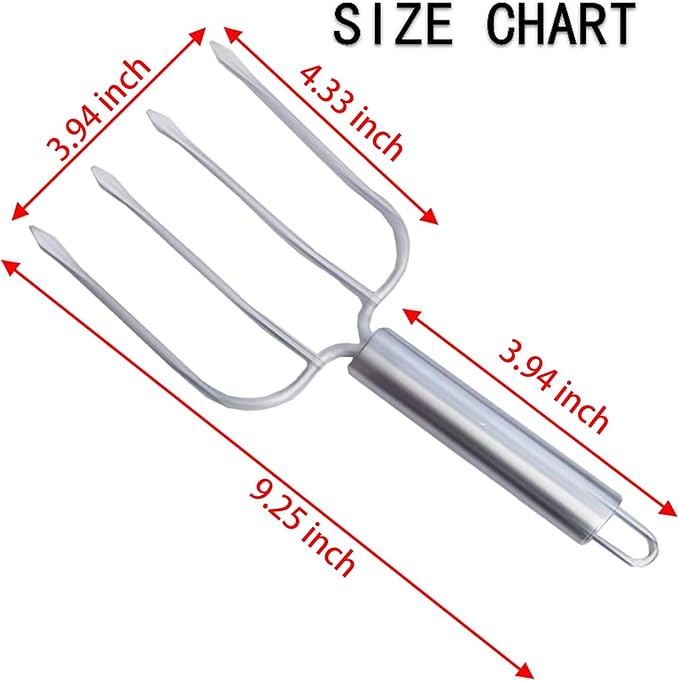 Turkey Baster and Poultry Lifters fork Set of 2. Food grade stainless steel and BPA-Free Silicone. Dishwasher-Safe