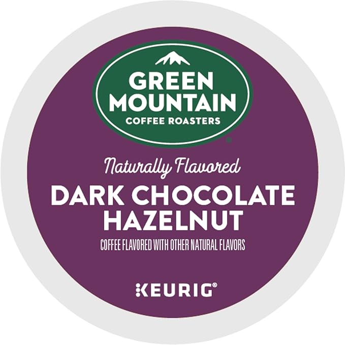 Green Mountain Coffee Roasters Dark Chocolate Hazelnut Coffee, Keurig Single Serve K-Cup Pods, 60 Count