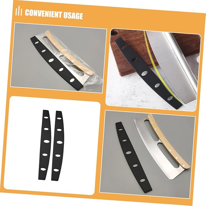 OUNONA 10Pcs Blade Knife Tip Covers for Pizza Cutters Half Round Edge Guard Sheath for Cutting for Camping Bbq Picnic Kitchen Accessories