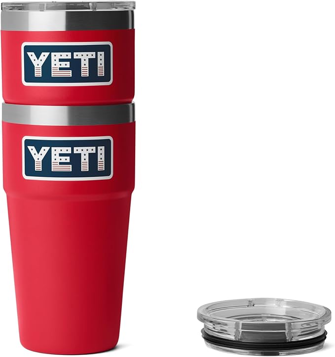 YETI Rambler 20 oz Stackable Tumbler, Stainless Steel, Vacuum Insulated with MagSlider Lid