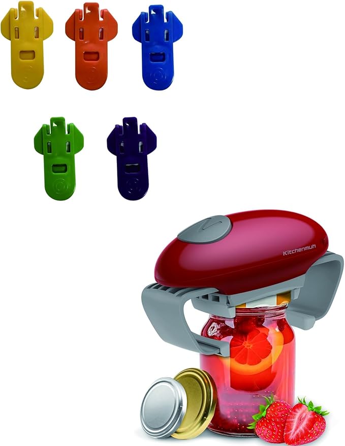 Strong Tough Automatic Jar Opener for Weak Hands, 6 Pack Manual Easy Can Opener Soda Beer Can Openers Plastic Beverage Can Cover