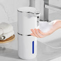 Fantictas Automatic Soap Dispenser,Touchless Automatic Foam Soap Dispenser 380ML, USB Charging 4 Adjustable Levels Wall Mount for Kitchen & Bathroom, White