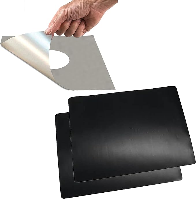 2 Pack Oven Liners for Bottom of Oven and Stove Burner Covers Bundle Set