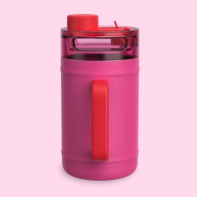 bubba 52 oz Insulated Stainless Steel Water Keg - Large Reusable Water Bottle Drinking Jug - Insulated Keg for Everyday Hydration, Lead-Free and BPA-Free, Flora Aura