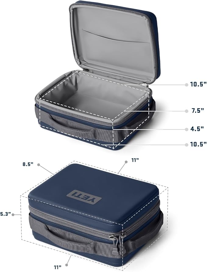 YETI Daytrip 5L Insulated Soft Cooler Lunch Box, Charcoal