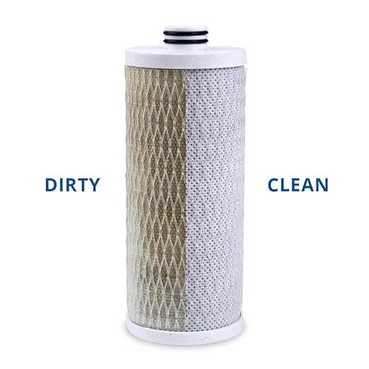 Aquasana Replacement Filter Cartridge for Countertop Water Filtration System - Removes Up To 97% of Chlorine & 99% of 77 Contaminants - Filtration for Clean Tasting Water from Kitchen Faucet- AQ-4035