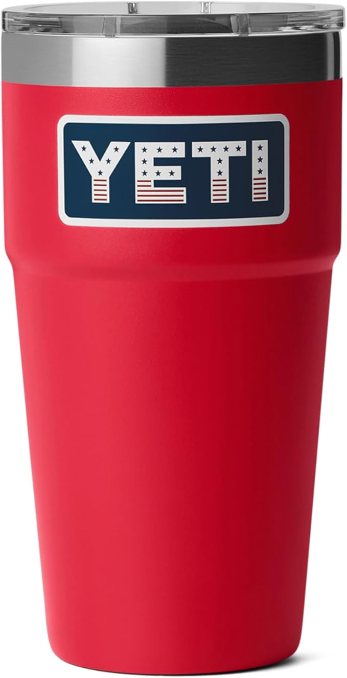 YETI Rambler 20 oz Stackable Tumbler, Stainless Steel, Vacuum Insulated with MagSlider Lid