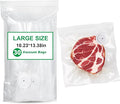 Reusable Vacuum Sealer Bags for Food Storage, 30 Pack BPA-Free (10.23 * 13.38 in), Freezer & Microwave Safe, Odor & Leak Resistant Vacuum Sealer Vacuum Bag