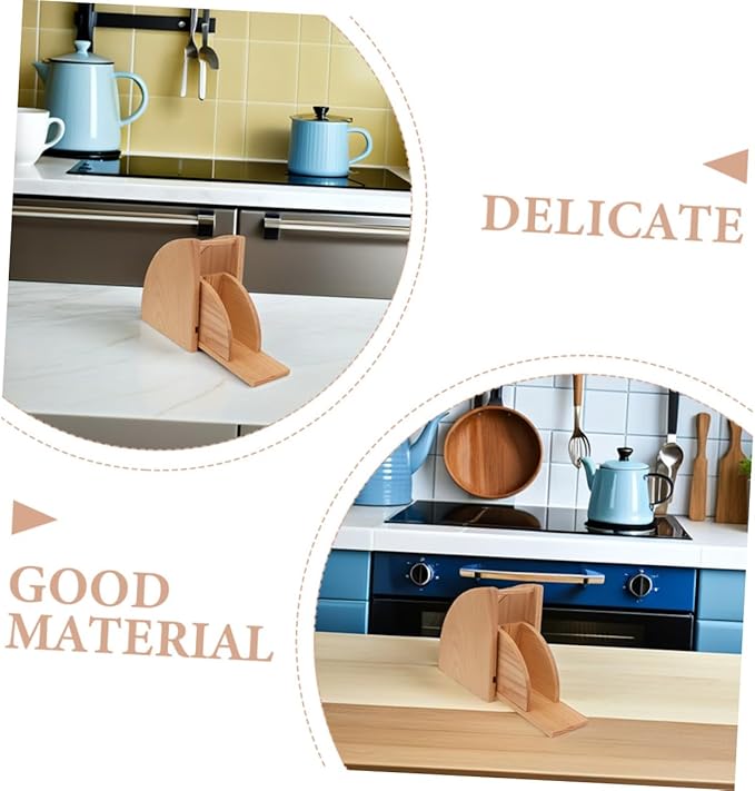 DECHOUS Coffee Filter Holder, Coffee Paper Storage Container for #1#2 V 60 Coffee Filters Bamboo Coffee Filter Paper Dispenser Rack with Dustproof Cover Filter Organizer