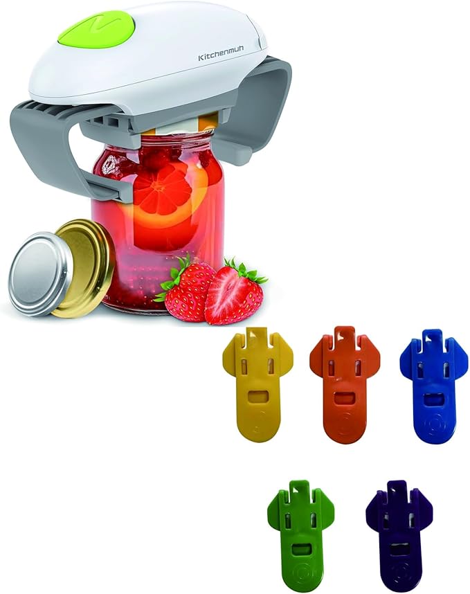 Strong Tough Automatic Jar Opener for Weak Hands, 6 Pack Manual Easy Can Opener Soda Beer Can Openers Plastic Beverage Can Cover