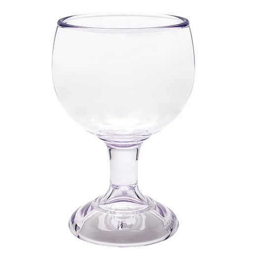 G.E.T. GOB-20-1-SAN-CL-EC Shatterproof Heavy-Duty Plastic Margarita Beer Schooner