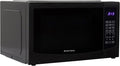 West Bend Microwave Oven 1000-Watts Compact with 6 Pre-Set Cooking Settings, Time and Weight Defrost, Electronic Control Panel and Glass Turntable, 1.1 Cu.Ft., Black