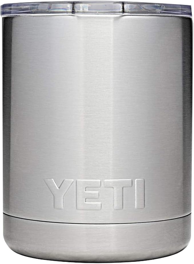 YETI Rambler 10 oz Lowball, Vacuum Insulated, Stainless Steel with MagSlider Lid