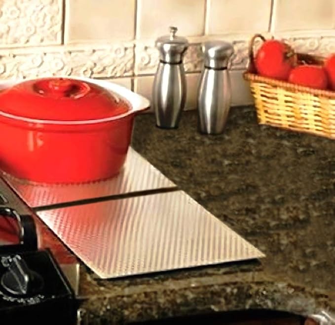 Countertop Protector Heat Resistant Trivets for Hot Pots and Pans - Non-Slip Insulated Heat Pads for Kitchen Counter - Choose Size (7" x 7" Sq. Set of 2)