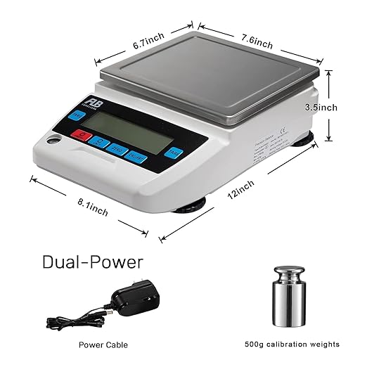 Lab Scale .01g Precision Electronic Balance Industrial Weighing and Counting Scientific Digital Gram Jewelry Golden Scale 2000gx 0.01g
