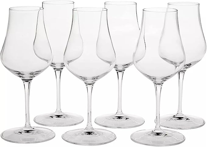 Luigi Bormioli Vinoteque Snifter Wine Glasses - Clear, Set of 6