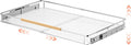 1Pack Expandable Pull Out Cabinet Organizer, Slide Out Drawers for Kitchen Cabinets, Heavy Duty Drawer Slides for Home Kitchen Pantry Cupboard Pots Pans, Adjustable Width 23.2"~39.9" W x 22.5''D