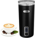 Electactic Milk Frother, 6-in-1 Electric Milk Steamer, 8.5oz/250ml Automatic Warm and Cold Foam Maker and Milk Warmer for Latte, Cappuccinos, Macchiato, From the Makers of Instant 400W, Black