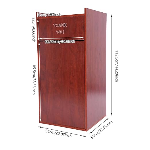 Restaurant Trash Can Cabinet, 30Gallon Commercial Trash Cans with Tray Holder & Canvas Trash Bag, Wooden Garbage Receptacle Indoor Trash Bin for Restaurant Cafeterias Schools Hotel Office Etc