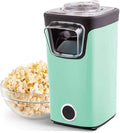 Dash Turbo Pop Popcorn Maker - Theater-Style Popcorn Machine - Comes with Measuring Cup & Butter-Melting Tray - Convenient, Space-Saving Design - 8 Cups, Aqua