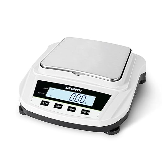 Lab Scale 0.01gx2000g Precision Scale Analytical Balance 0.01g Accuracy Jewelry Scientific Digital Scale (No Test Weight)