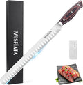 MOSFiATA 12" Slicing Carving Knife –BBQMeat Cutting Knife-Forged High Carbon German Steel – Ergonomic Handle Design-With Gift Box