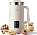 Bear 8 in 1 Nut Milk Maker Machine, 40oz/1.2L Soy Milk Maker with Self Clean/12H Delay/6H Keep Warm, One Touch Almond Milk Maker for Homemade Oat, Soup, Juice, Plant Based and Non Dairy Beverages