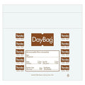 DayMark Day of The Week Trilingual Portion Bag, Thursday, 10" x 8.5", Brown (Pack of 2000)