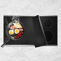 Cook's Aid Induction Cooktop Protector Mat 20.4x30.7 In, (Magnetic) Electric Stove Burner Covers Antiscratch as Glass Top Stove Cover (20.4x30.7 In, Black)