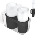 Ice Mold for Stanley Cup, Silicone Ice Cube Tray for Stanley Cup 30oz-40oz, Tumbler Ice Mold with Lid and Bin, Easy Release Cylinder Ice Cube Mold, 1 Pack, Black