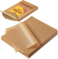 Katbite 400PCS Unbleached Parchment Paper Sheets, 12 x 16 IN Pre-Cut Baking Parchment, Extra Strong, Heavy Duty Non-Stick Baking Paper for Half Sheet Cookie Bread Cake Pans, Grilling Meat Pizza,Oven
