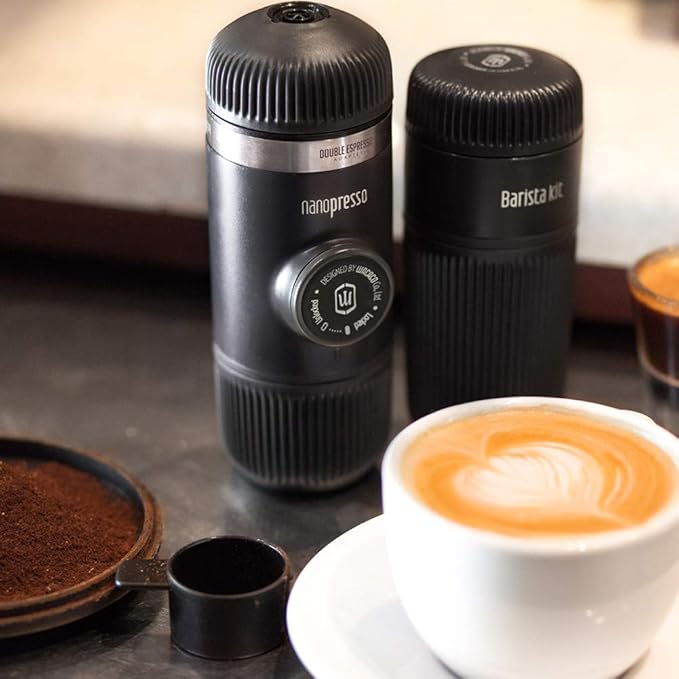 WACACO Accessory for Nanopresso, Barista Kit, Larger Water Tank with 3 Filter Baskets, for Lungo Espresso
