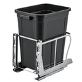 10 Gal Pull Out Trash Can Under Cabinet, Heavy Duty Under Sink Garbage Can Kit with Soft-Close Slides | Slide Out Waste Bin for Kitchen, Laundry | Requires Minimum Cabinet Opening 12" W x 18" D